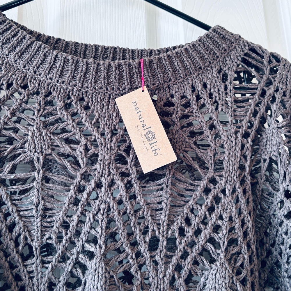 💚NEW LISTING💚 NATURAL LIFE Favorite Layering Sweater - Charcoal - Picture 6 of 8